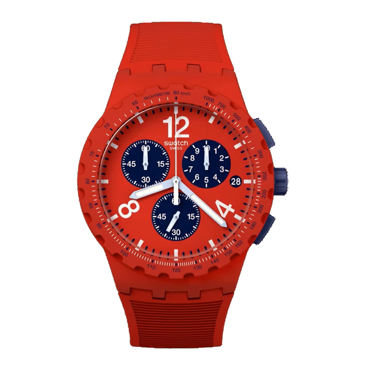 Montre Swatch chrono Primarily Red