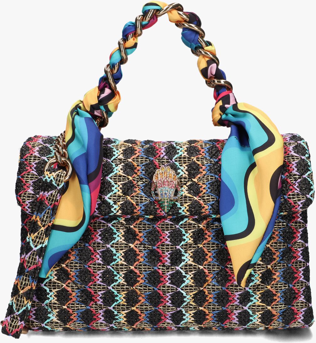 KURT GEIGER LONDON multi kurt geiger london handtas raffia kensington bag