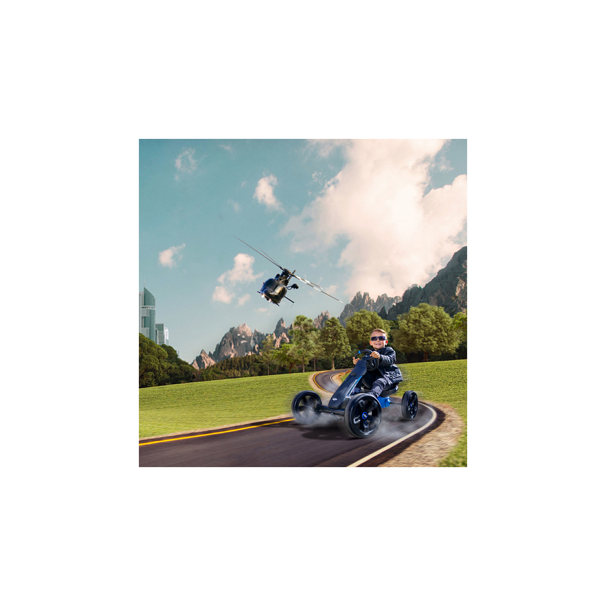 Kart à pédales reppy roadster