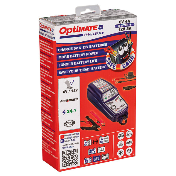 TecMate - Chargeur de batterie Optimate 5 TM320