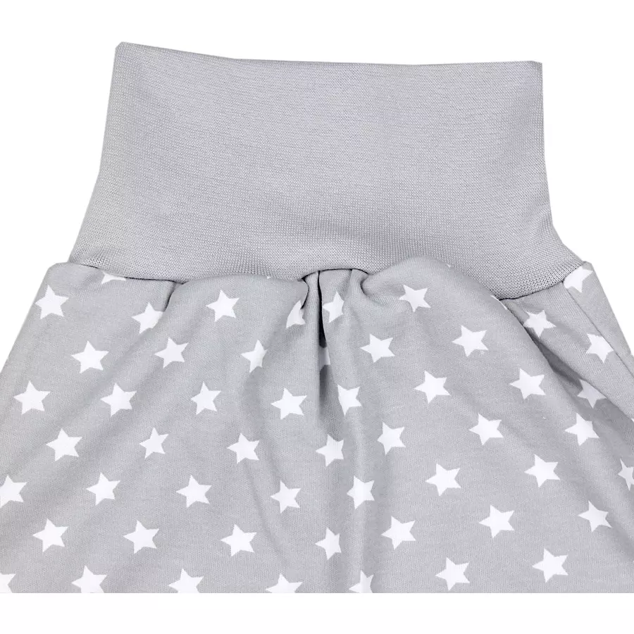 TupTam Baby Strampelsack mit breitem Bund Unwattiert grau