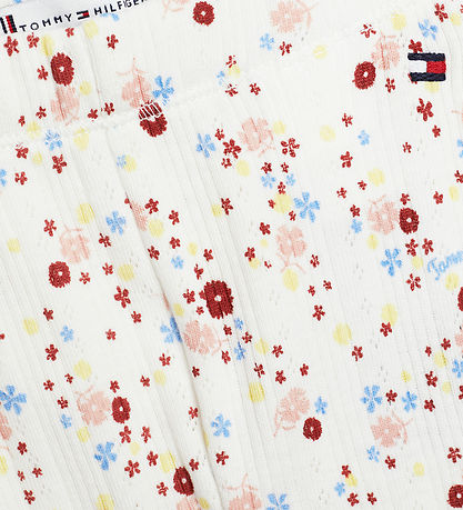 Tommy Hilfiger Gave?ske - Body l/æ/Bukser/Hue - White Flower
