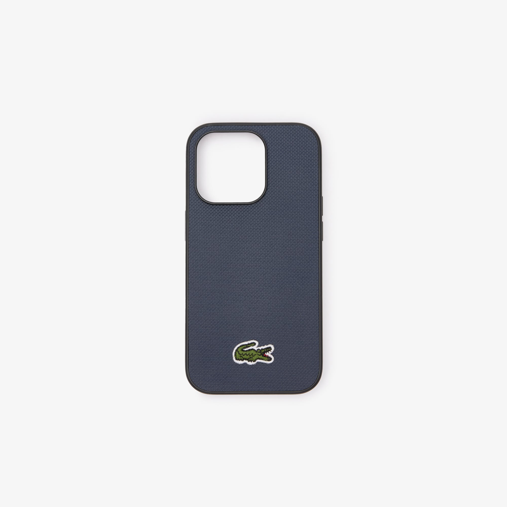 Coque iPhone 14 Pro effet petit piqué Coques iPhone - Bleu - Lacoste - Unisex