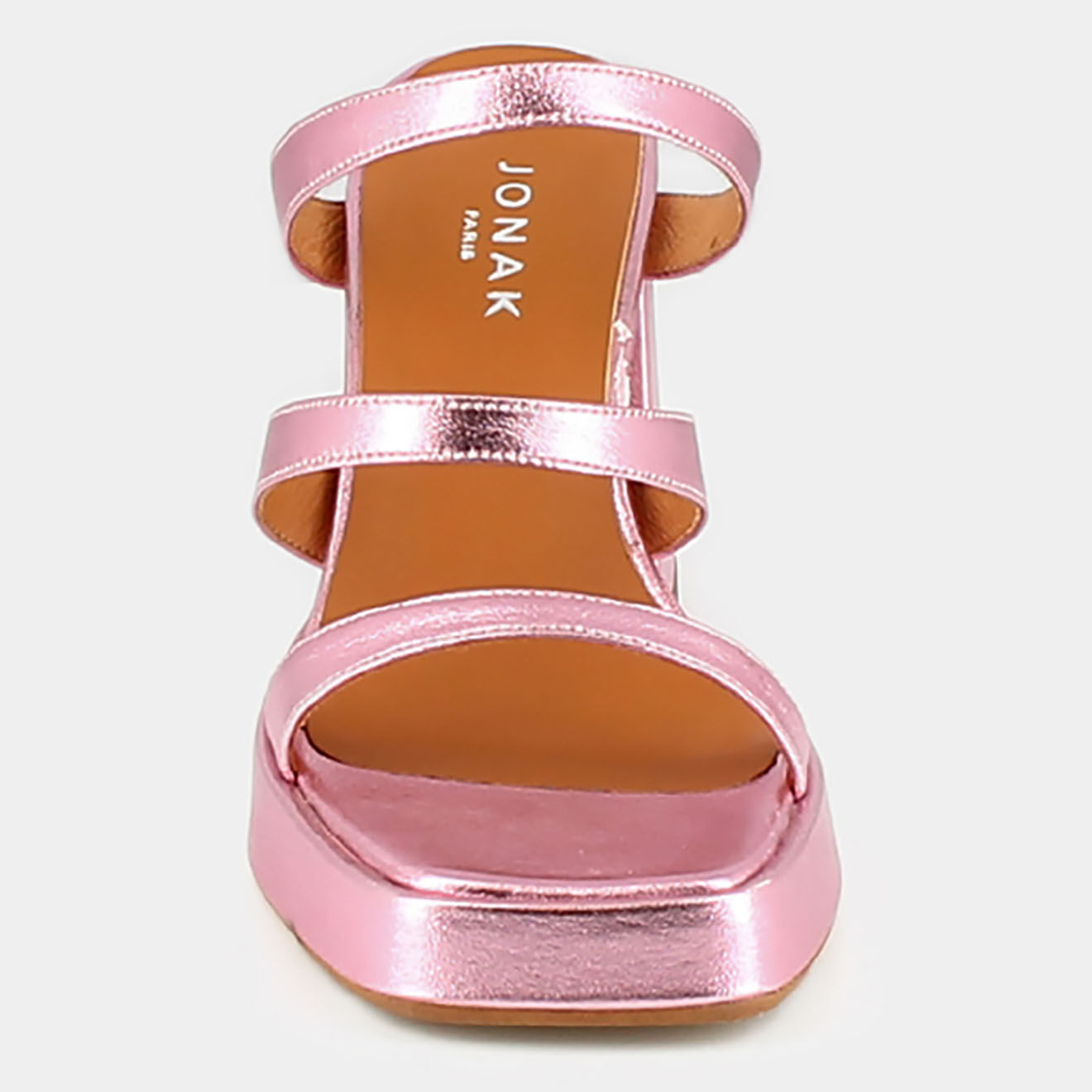 Jonak Sandales en Cuir Donzelle rose - Talon 7 cm