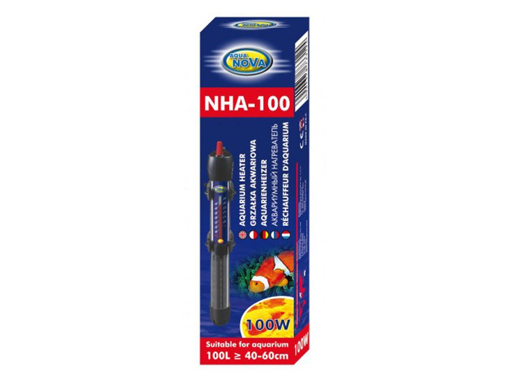 100 watts - chauffage pour aquarium jusqu'à 100 litres