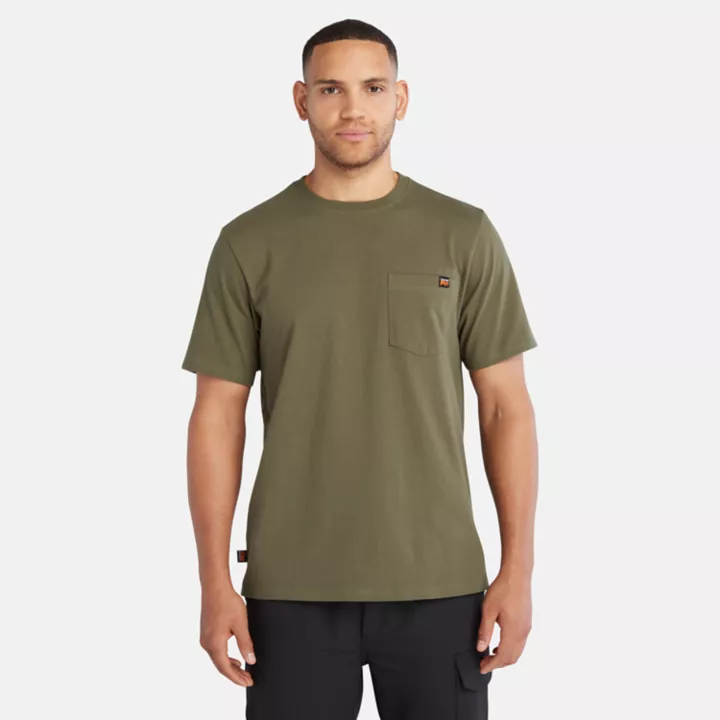 T-shirt à poche Timberland PRO Core pour homme en vert