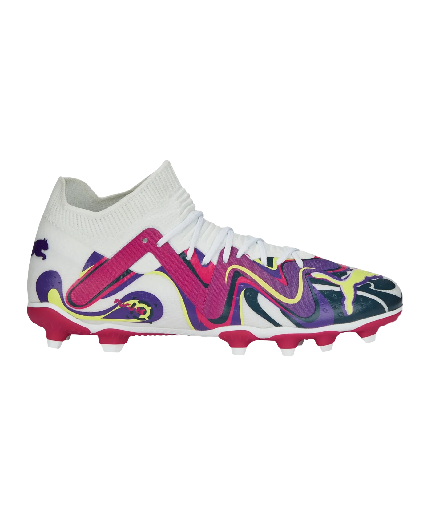 PUMA FUTURE Match FG/AG NJR Creativity Jr Kids Weiss Lila F01