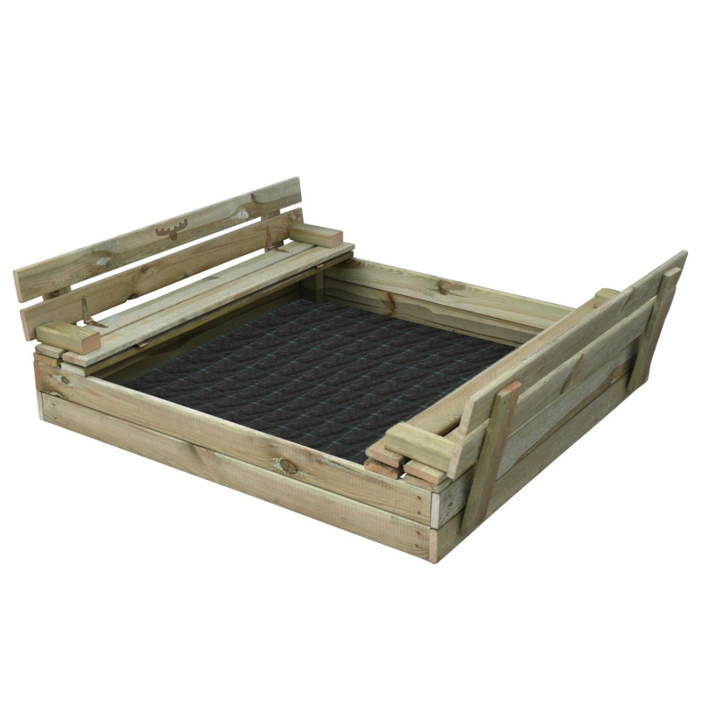 WICKEY Speeltoren Accessoire Onkruidbestrijdingsdoek 250x250cm voor Zandbak, Bescherming tegen Wortels en Wormen