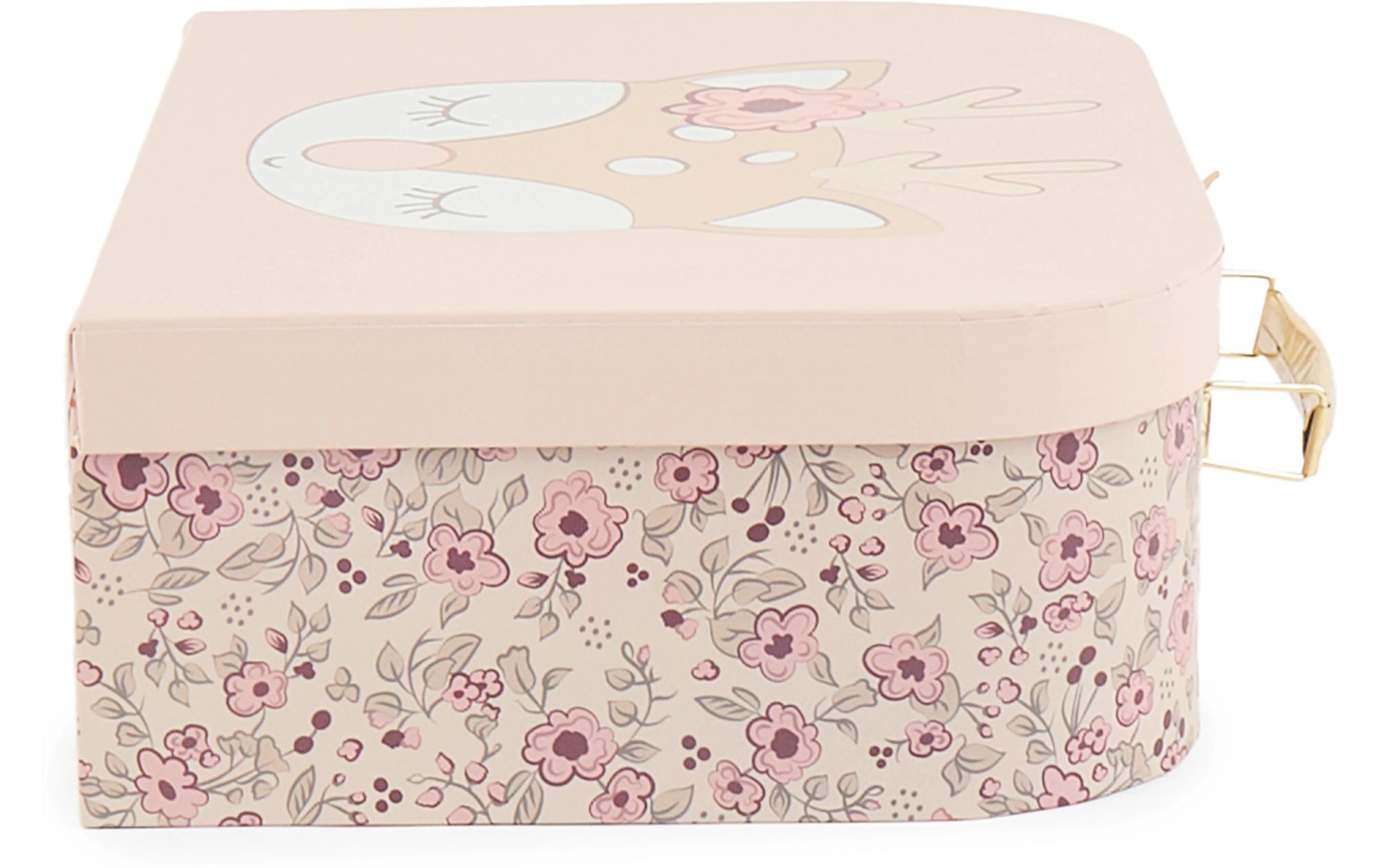Spielzeugkoffer Ella dreamy flowers 3er SetKofferset zum Aufbewahren von Spielzeugen