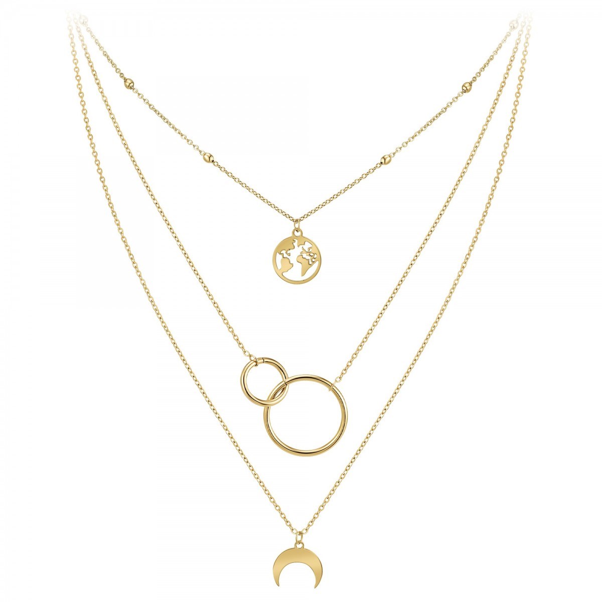 Collier par SC Bohème en acier inoxydable