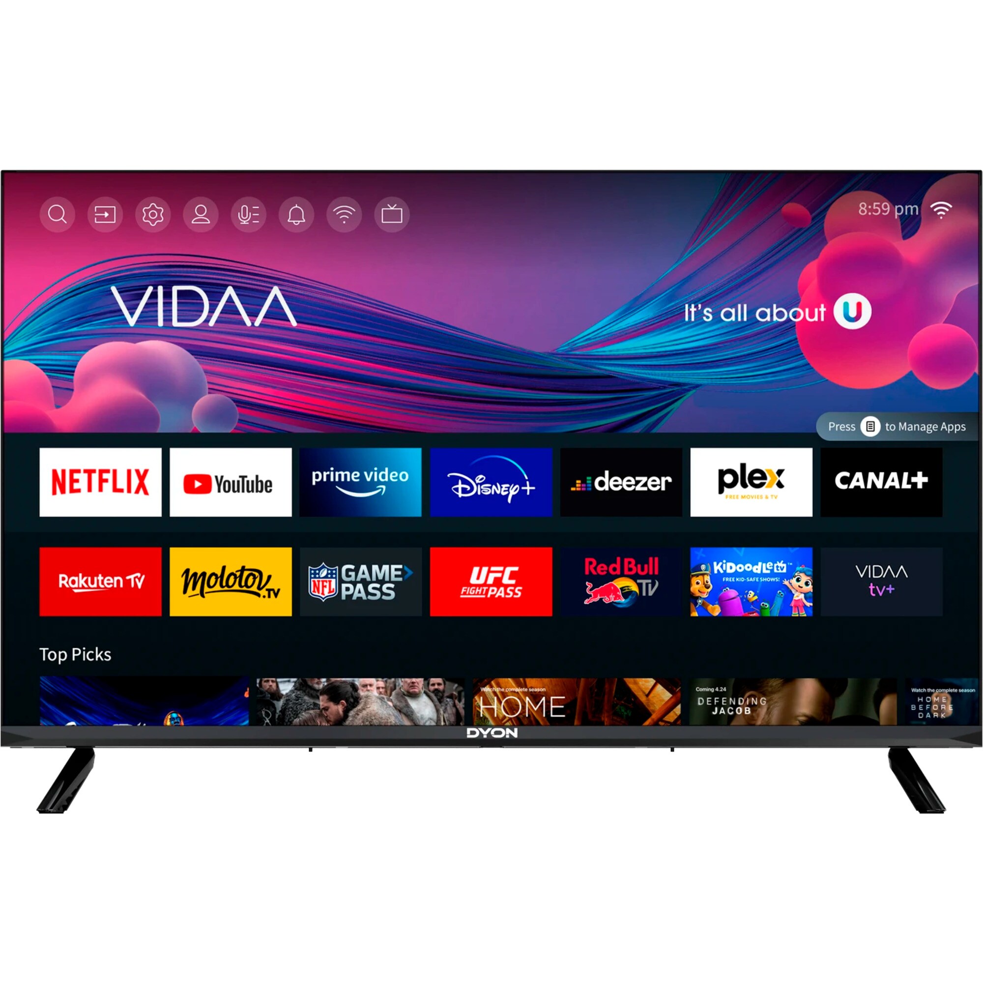 DYON LED-Fernseher SMART 40 VX-2