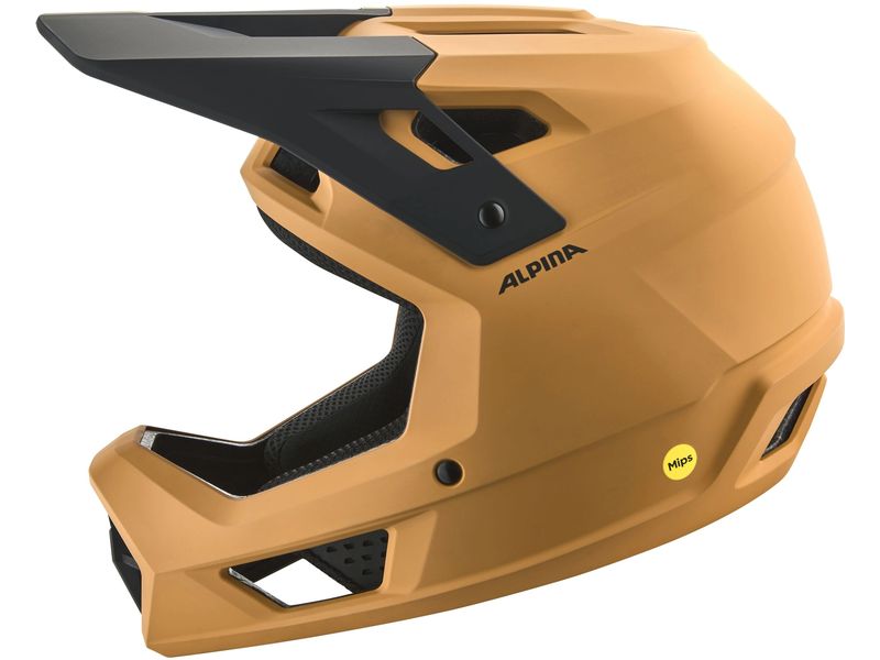 alpina Helm PIKES MIPS Braun, 52 - 55 Robuster Downhill-Helm
