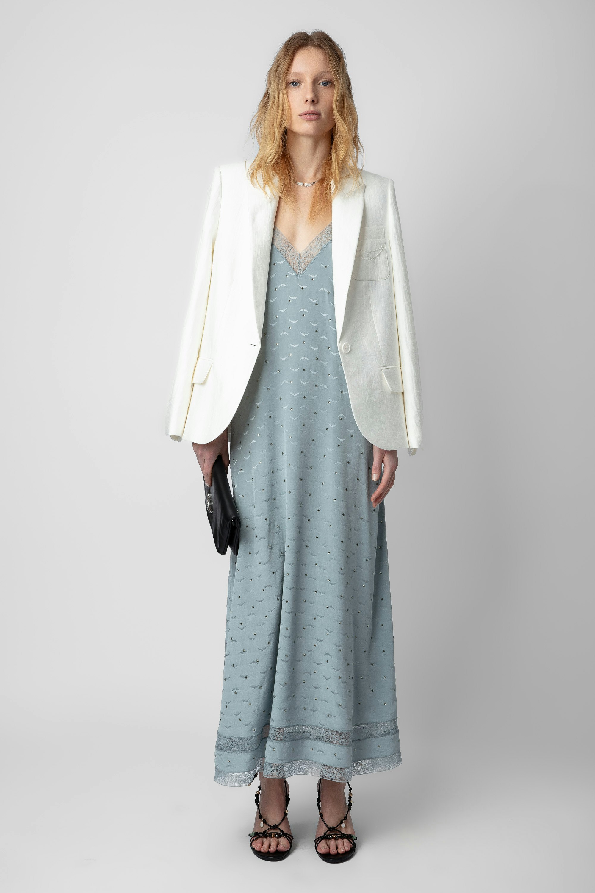 Robe Reman Soie Jacquard