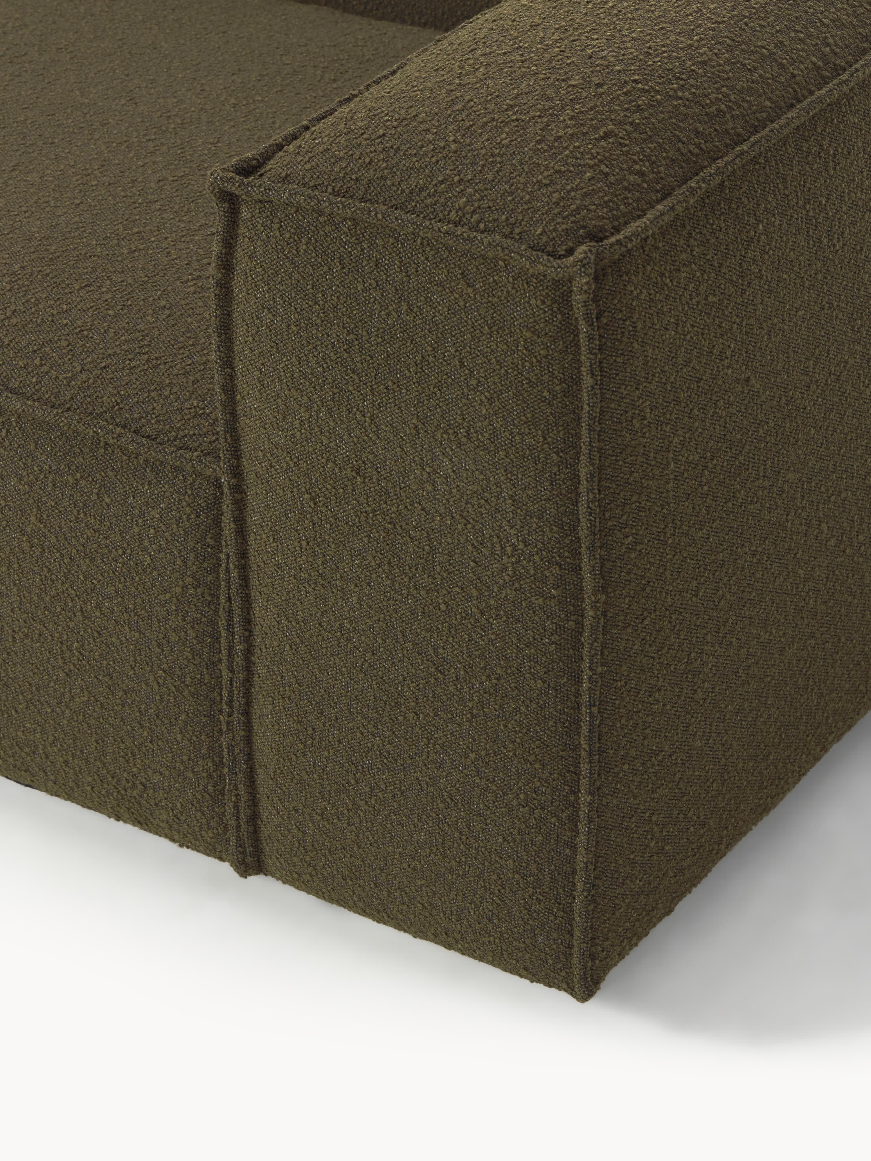 Modulaire bank Lennon (4-zits) uit bouclé