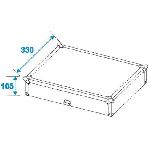 Omnitronic MCR-10 10 inch mixer flightcase