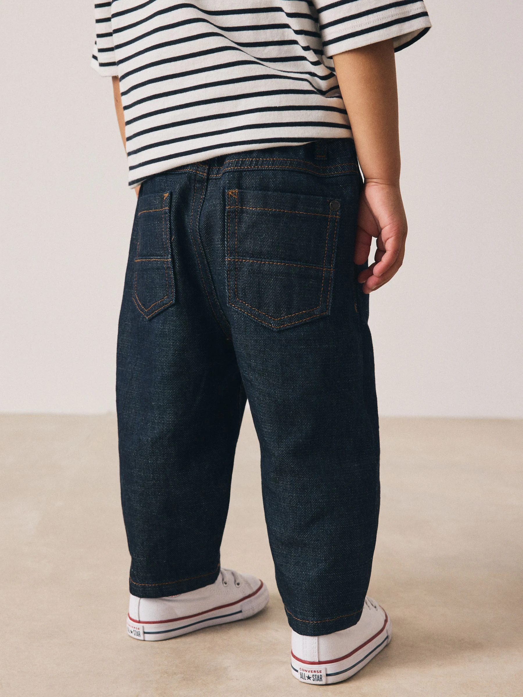Rinse wash - Jeans met geplooide voorkant (3mnd-7jr)
