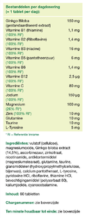 Leef Vitaal Ginkgo Combi Tabletten 60TB