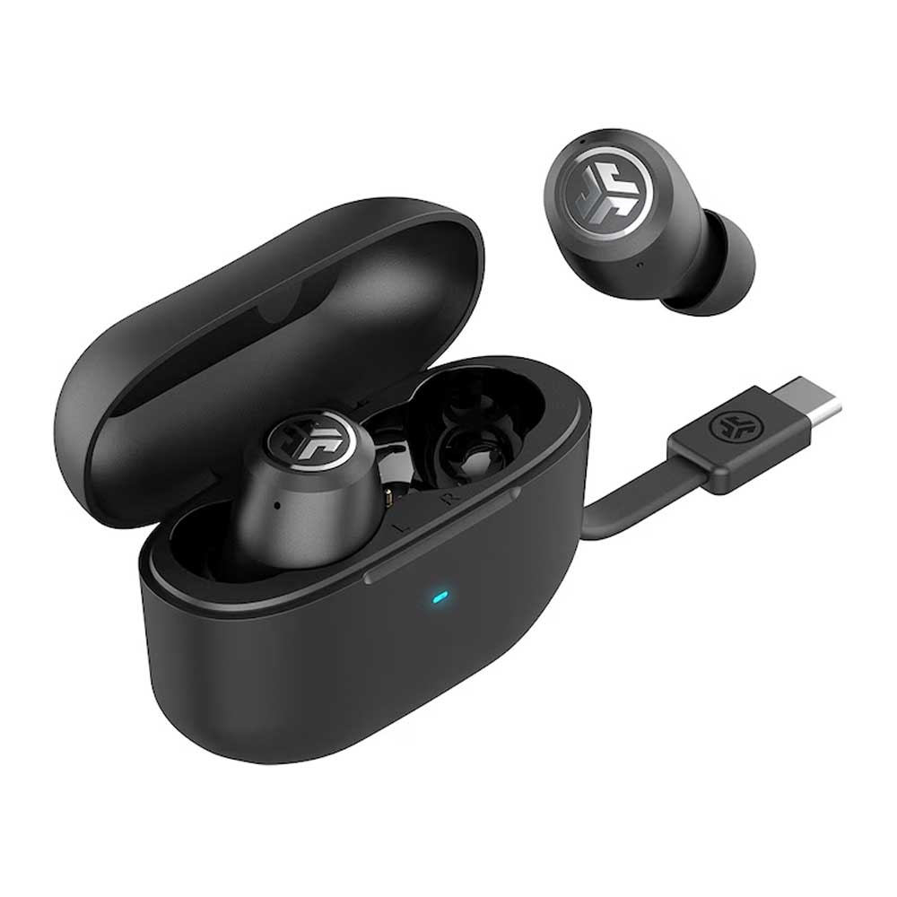 JBuds ANC Bluetooth 5.2 In-Ear Kopfhörer Headset IP55   Ladecase (IEUEBJBANCRBLK82) - Schwarz