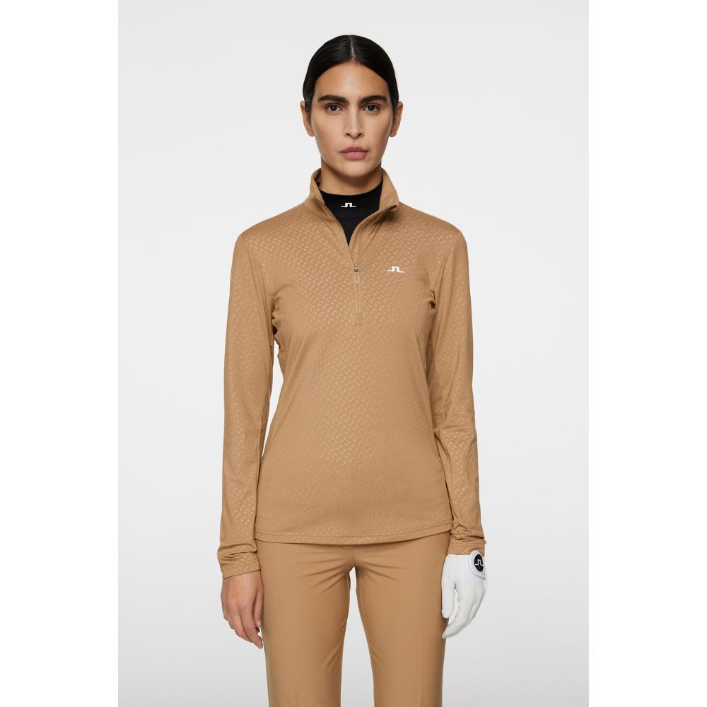 Lauryn Quarter Zip Midlayer Dame Tigers Eye
