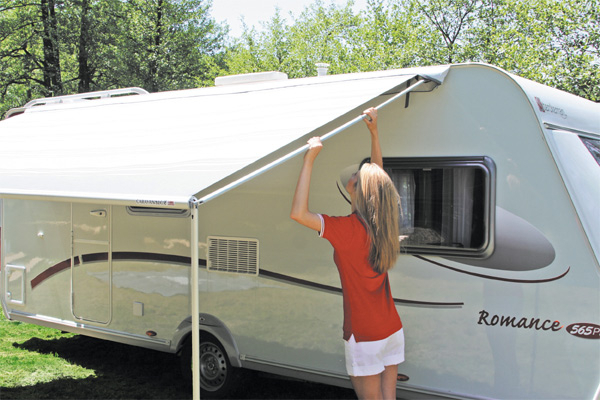 Fiamma Caravanstore XL 550 Royal Grey zakluifel
