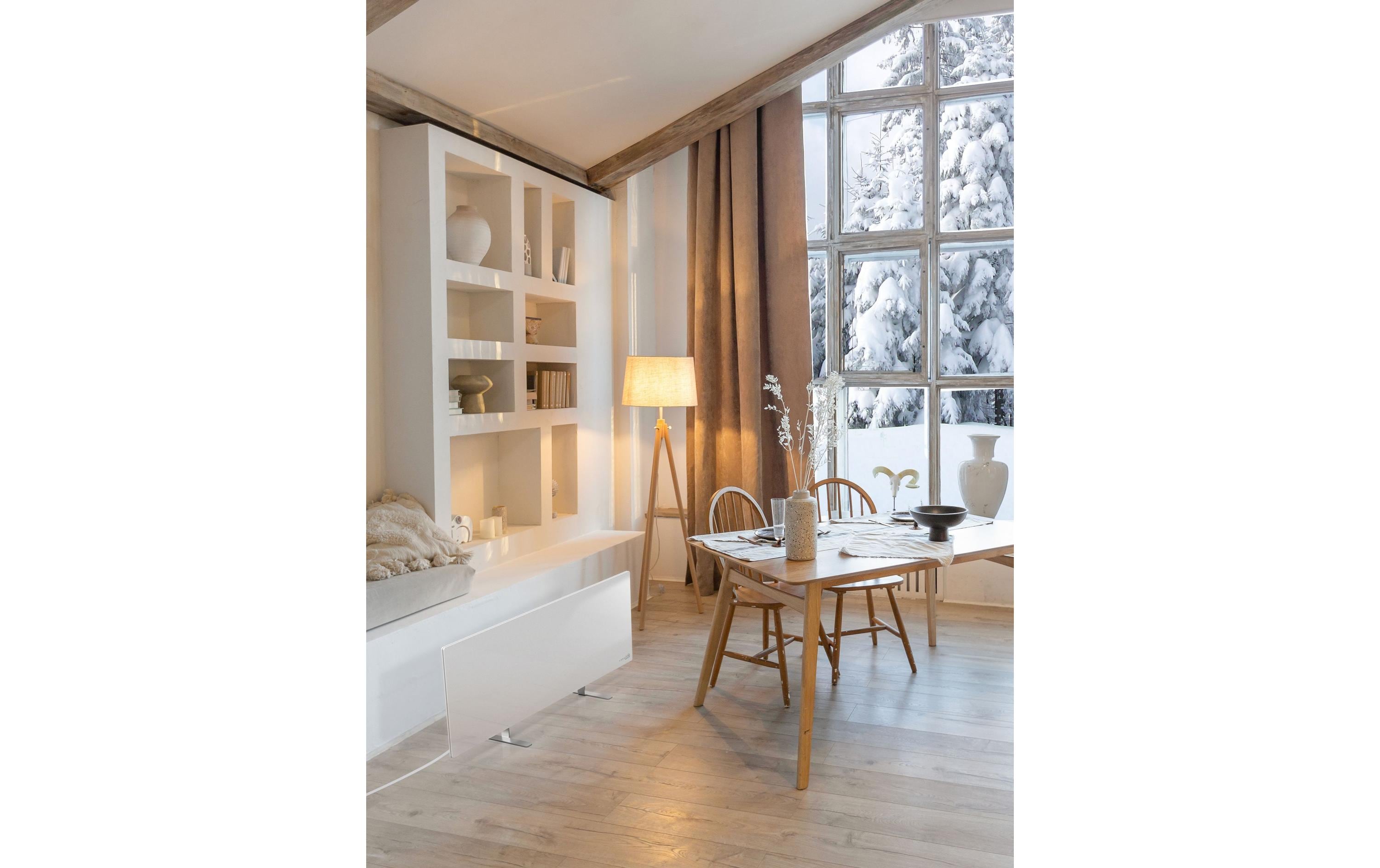 Infrarotheizer Premium Eco Smart LED 700 W, Weiss<br>Heizgerät mit Infrarotstrahler