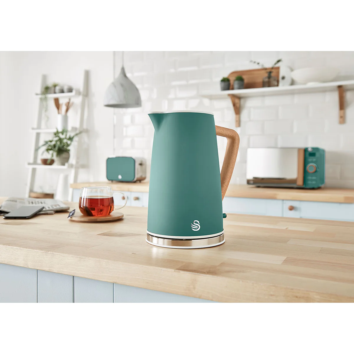 Bouilloire électrique 1,7L Ultra Rapide Sans Fil Design Moderne Nordic