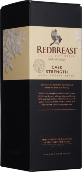 REDBREAST 12 YEARS CASK STRENGTH 70CL