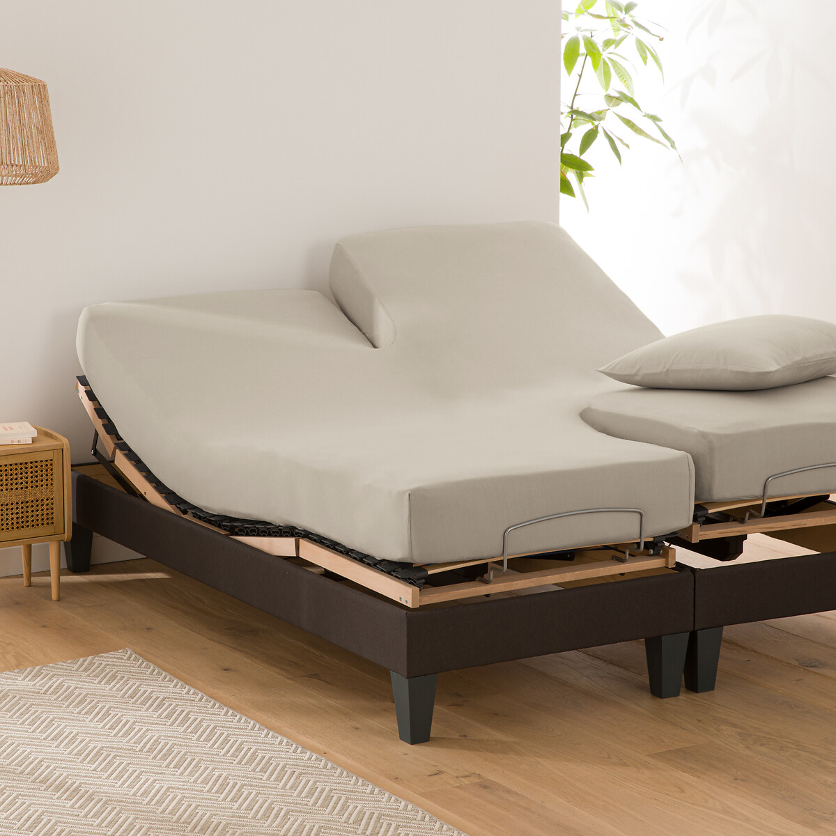 LA REDOUTE INTERIEURS<br>Lençol de malha com elástico, base de cama ajustável, Scenario