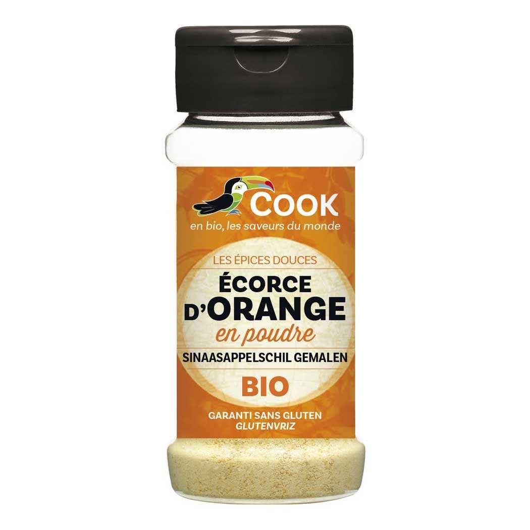 Ecorce d'orange en poudre bio