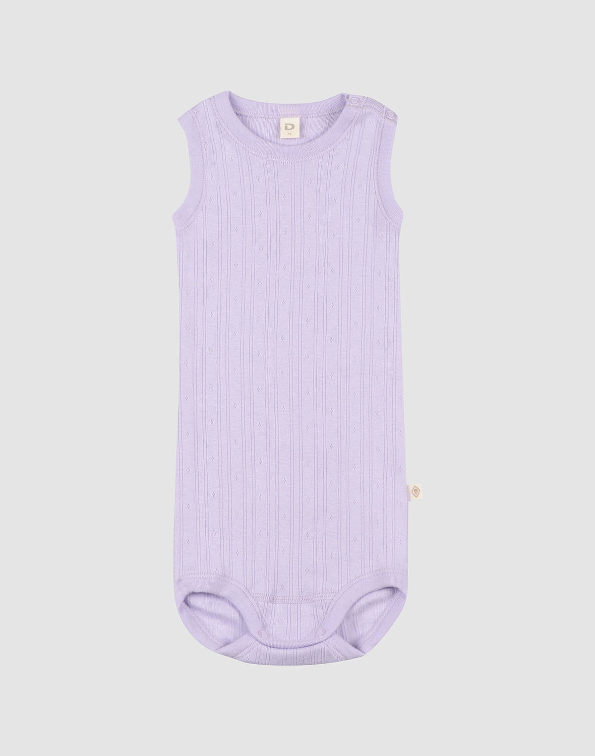 Romper zonder mouw van katoen voor baby's