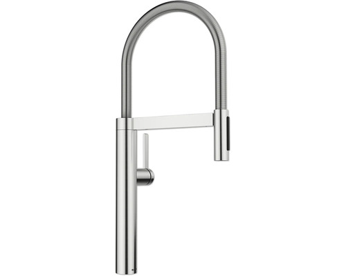 Blanco keukenkraan met handdouche CULINA-S II geborsteld roestvrij staal 527463