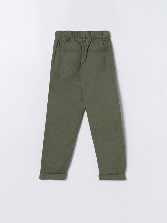 Calça jogger rústica - Cáqui