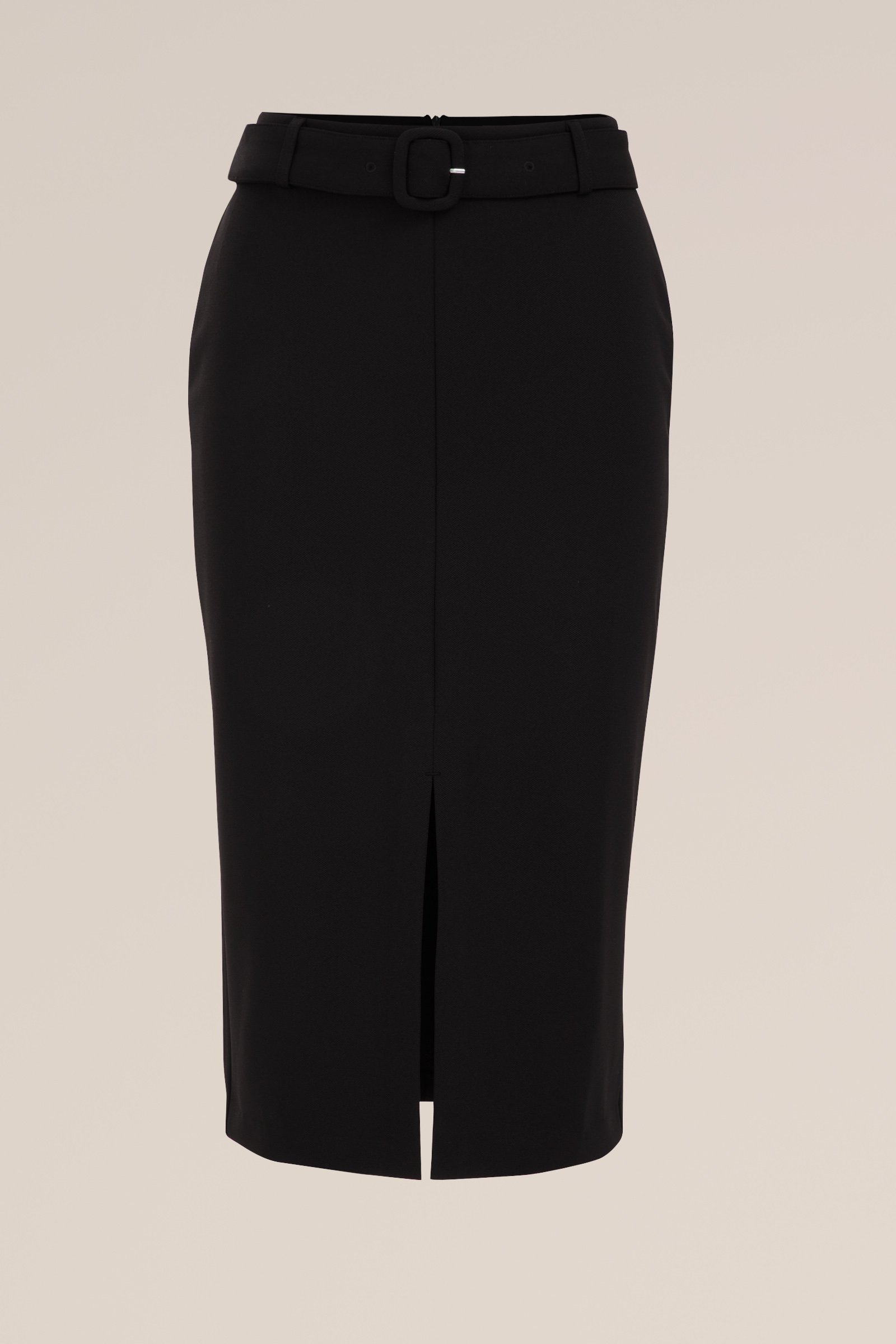 rok met ceintuur WE Fashion Zwart