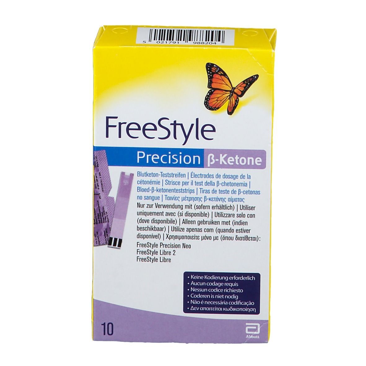 FreeStyle Precision β-Keton Teststreifen
