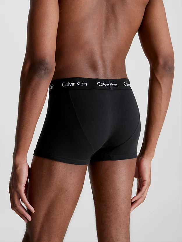 Pacote com 3 Cuecas Boxer de Cintura Baixa - Algodão Elástico