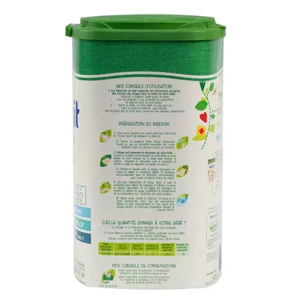 Leite de transição Blédina Blédilait 2ª Etapa 800g