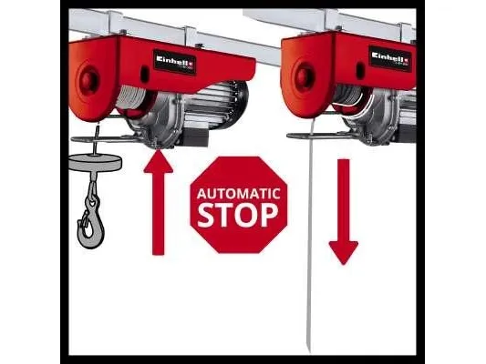 Einhell TC-EH 500, 500 kg, 11,5 m, 5,7 m, 5,7 m/min, 11,5 m/min, 1000 W