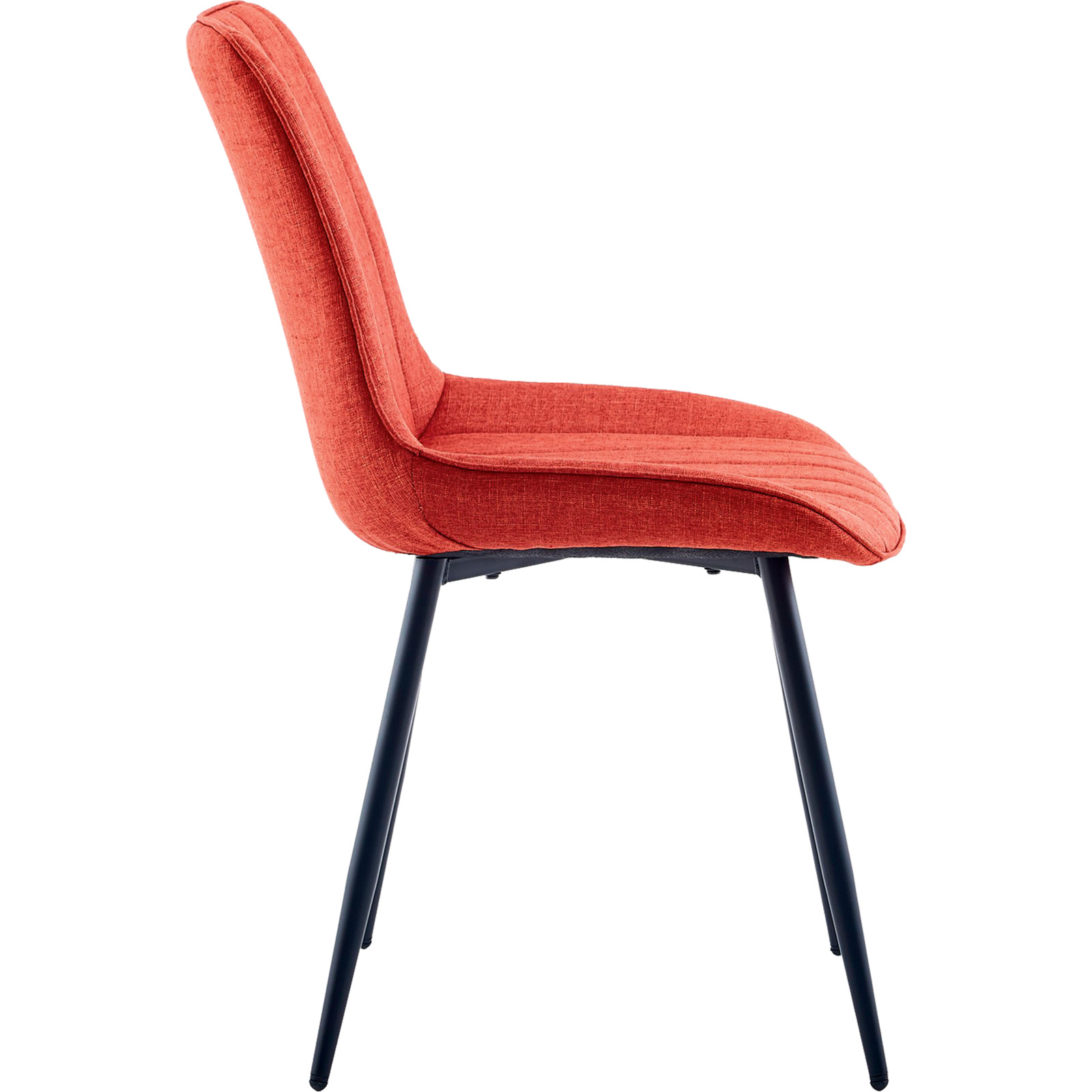 Polsterstuhl Marla Stoff rot
