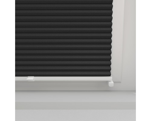 Soluna honingraat plisségordijn met zijspan, verduisterend, thermisch grijs, 40x130 cm