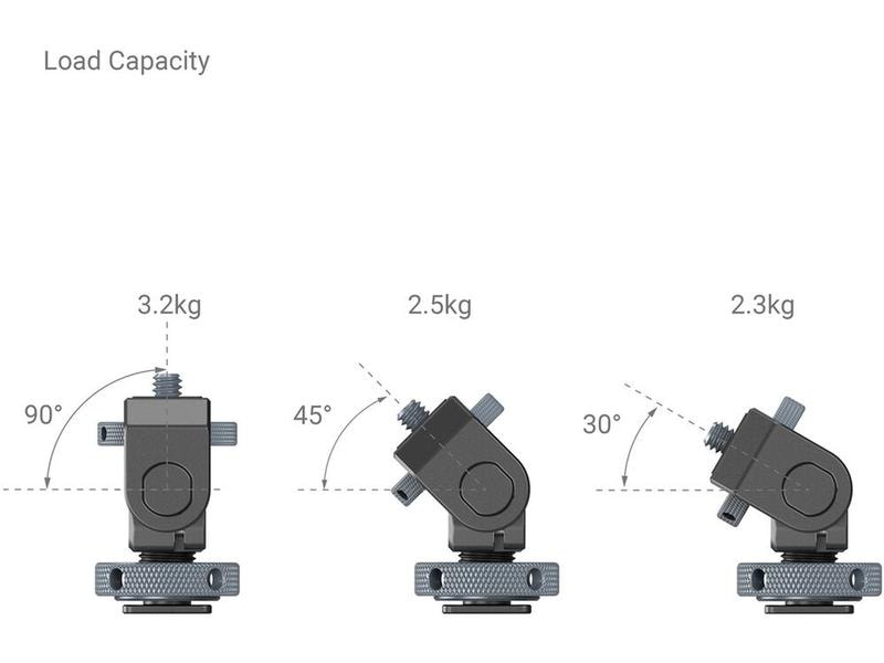 Smallrig Swivel and Tilt Adj. Monitor Mount Schwenkbare und neigbare Monitorhalterung mit kaltem Schuh