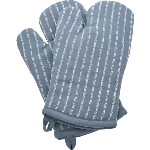 2er Set Ofenhandschuhe blau