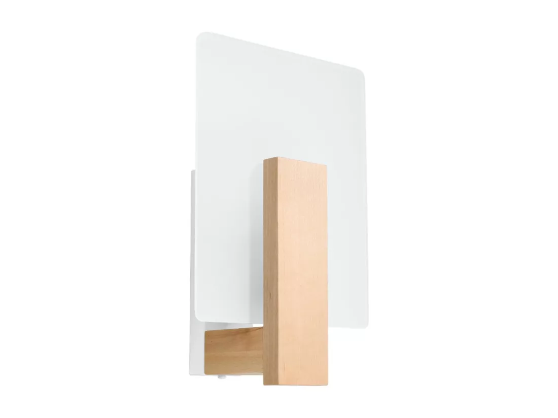 Sollux Lappo Applique Murale Flush Bois Naturel