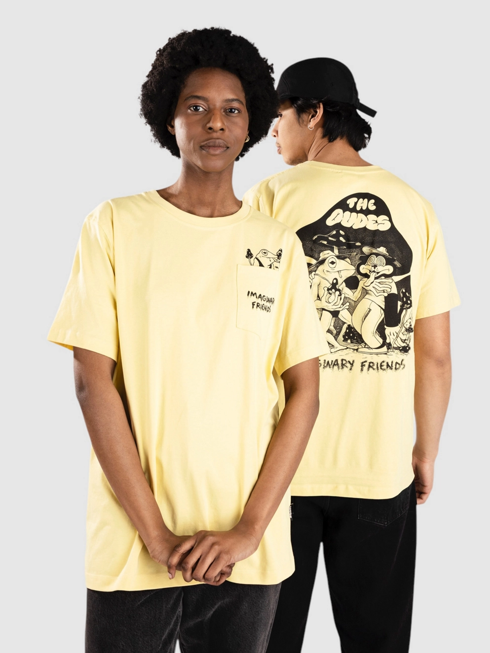 The Dudes Imaginary Friends Classic T-Shirt custard