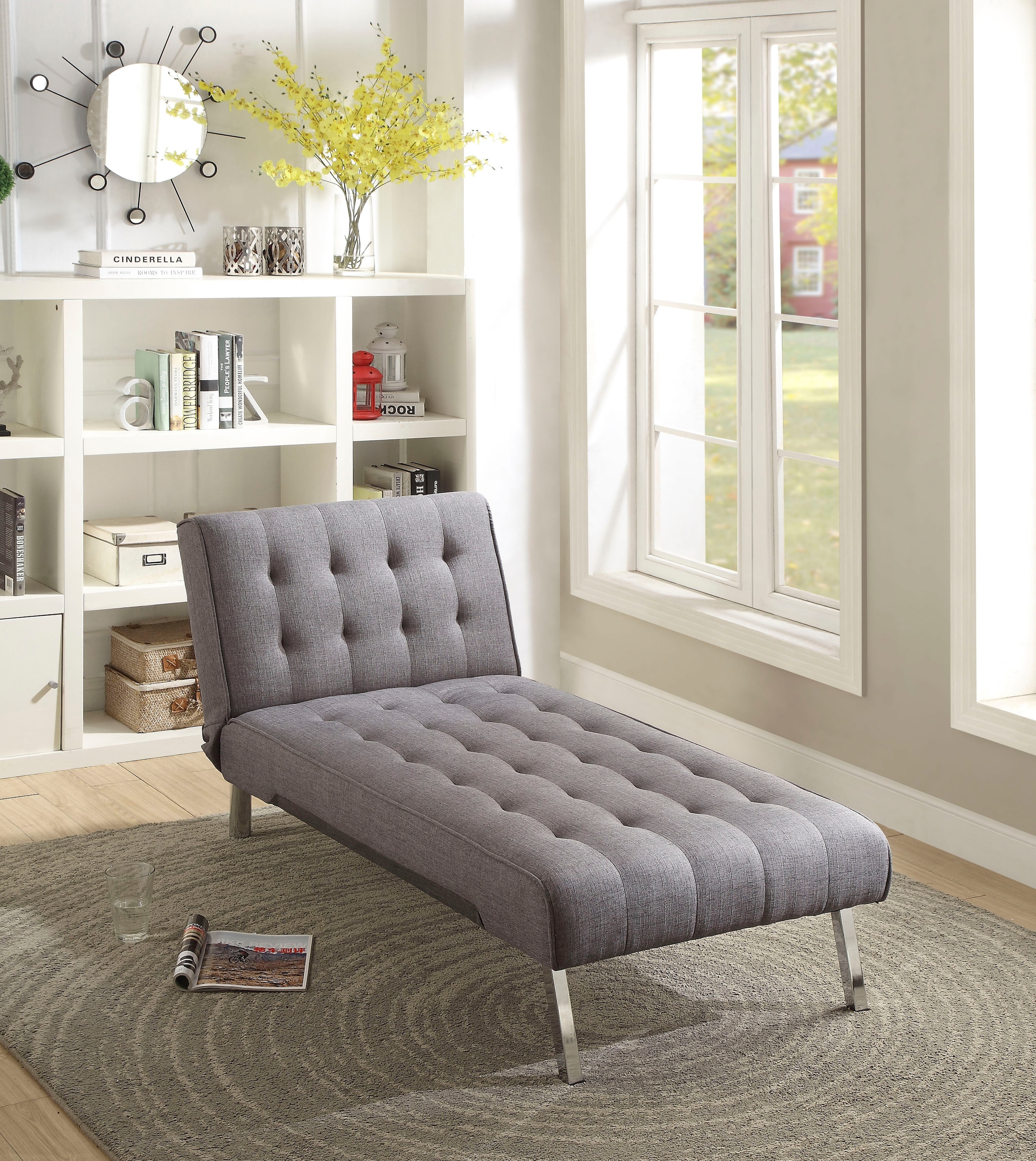 ATLANTIC home collection Relaxliege »Pierre« mit Relax- und Schlaffunktion, mit Wellenunterfederung