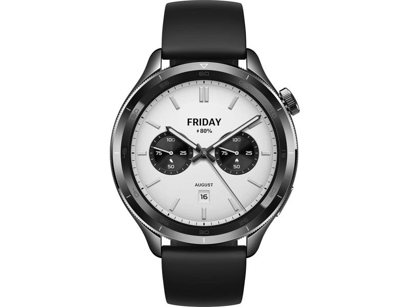 Xiaomi Smartwatch S4 Black Smartwatch mit drehbarer Krone und AMOLED-Display