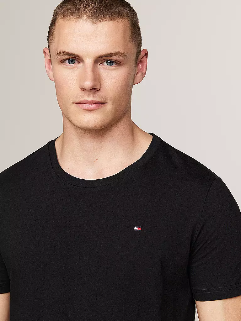 TOMMY HILFIGER T-Shirt 3er Pkg schwarz