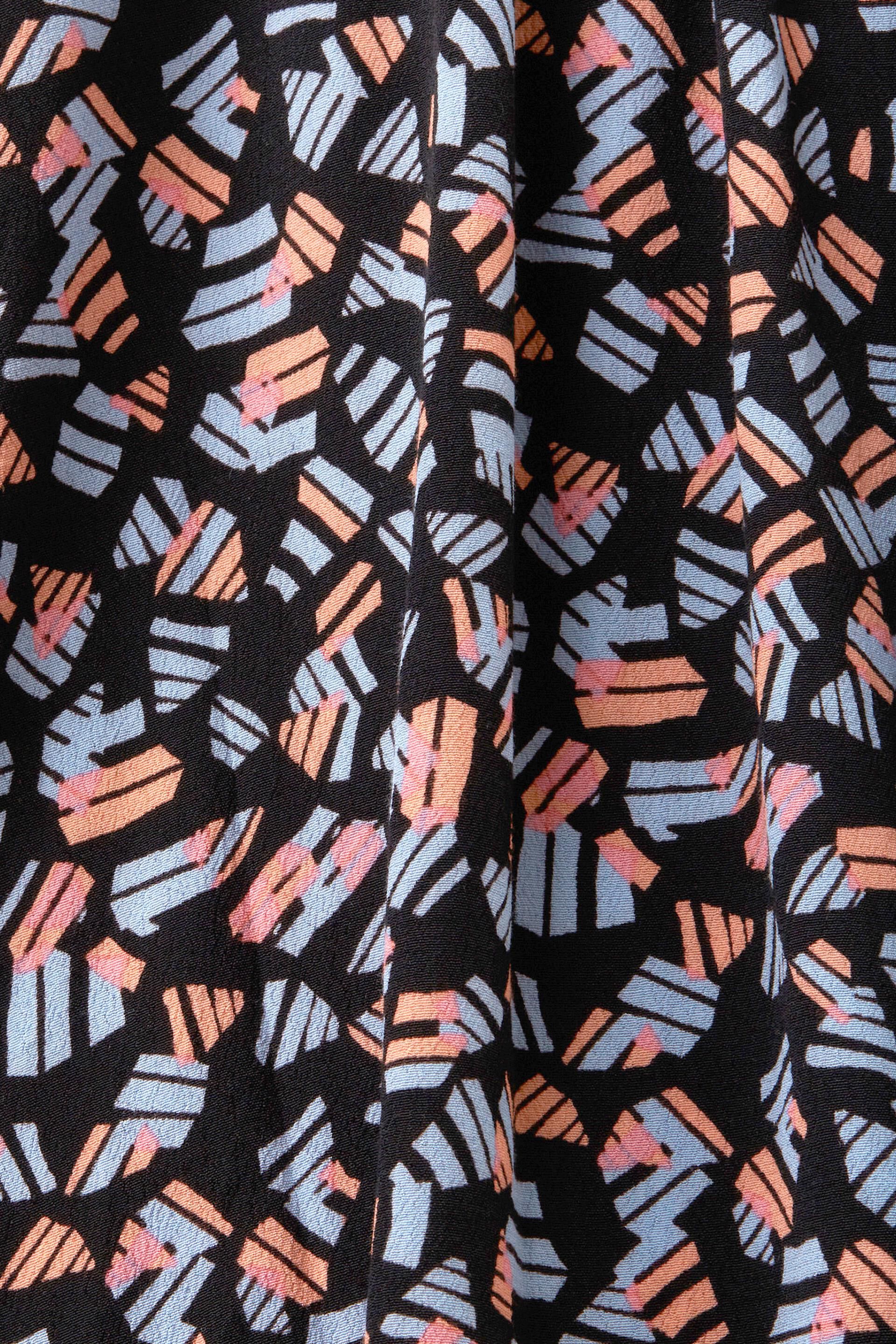 Blouse en crêpe à motif all-over
