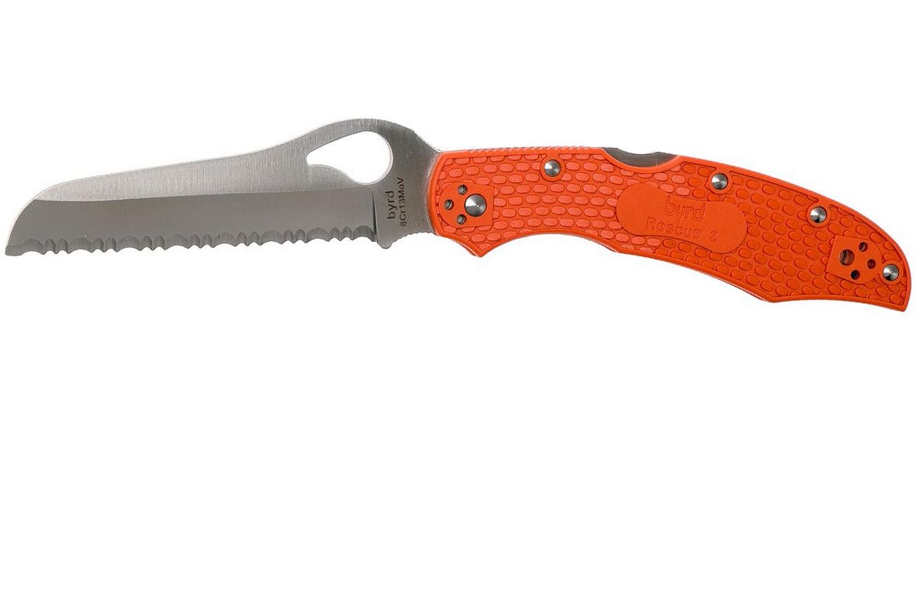 Spyderco Byrd Rescue 2 BY17SOR2 serrated reddingsmes
