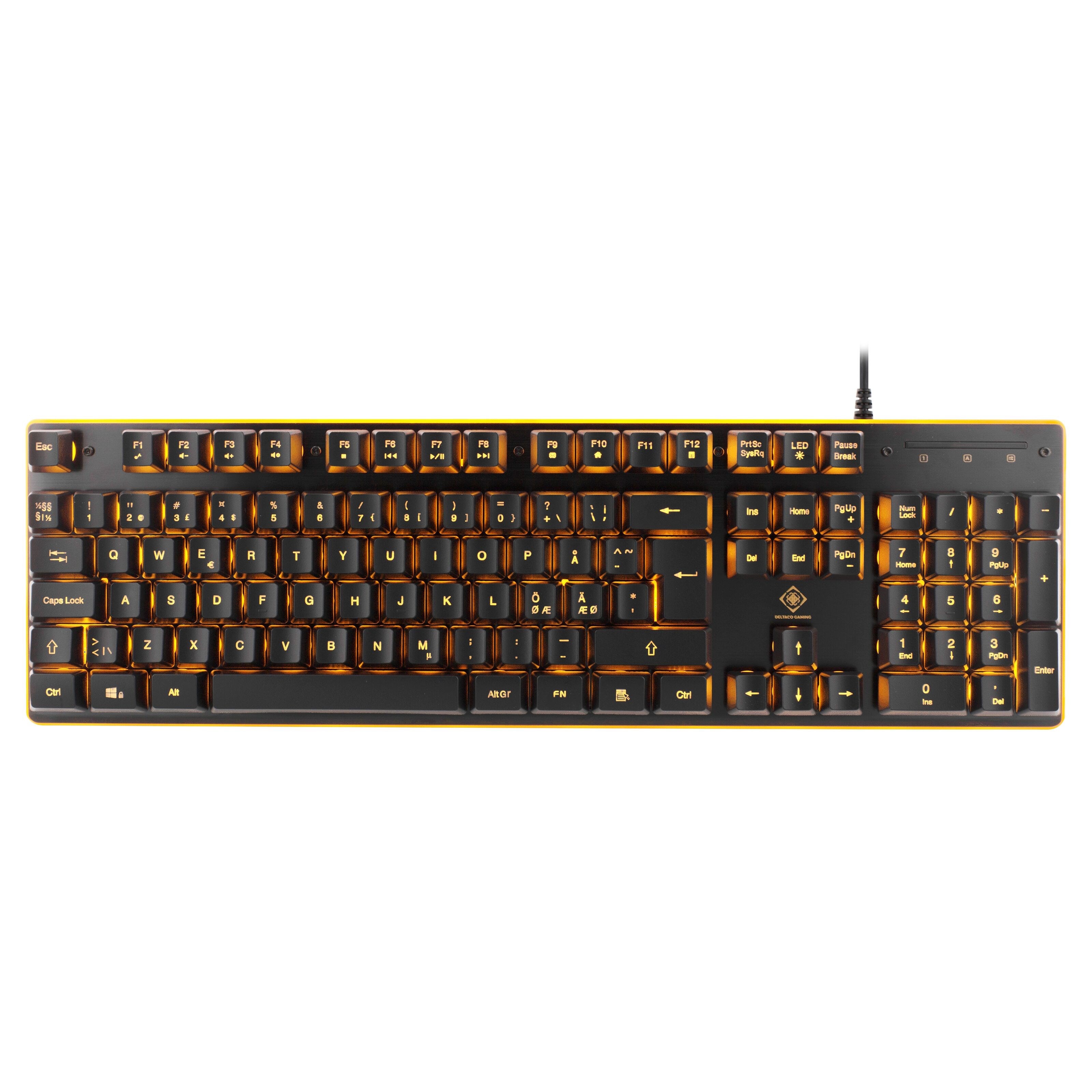 Deltaco DK210 Gamingtastatur