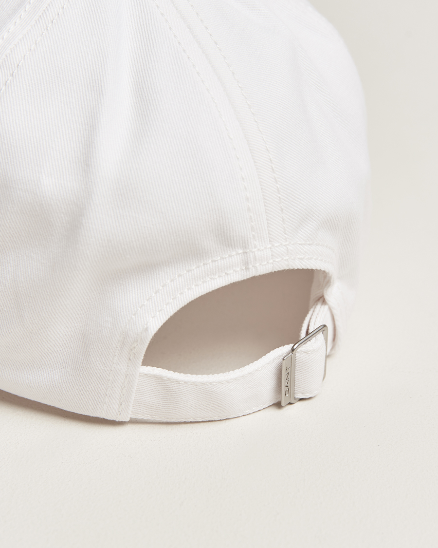 GANT High Cotton Twill Cap White